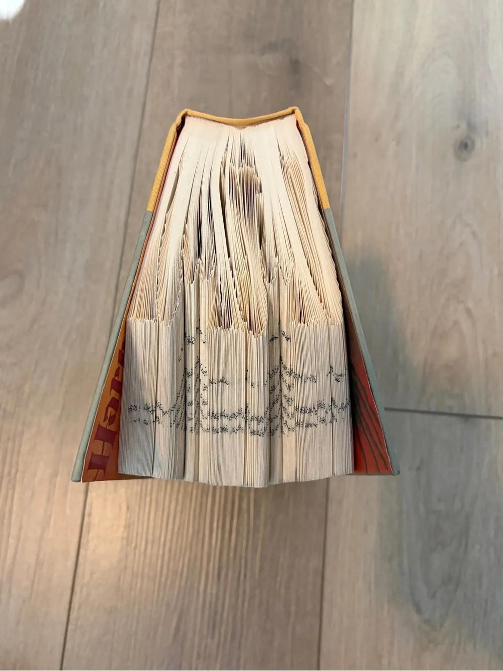 Hand-Folded Book Art Home Decor 10/12/19 Date Harry Potter Deathly Hallows